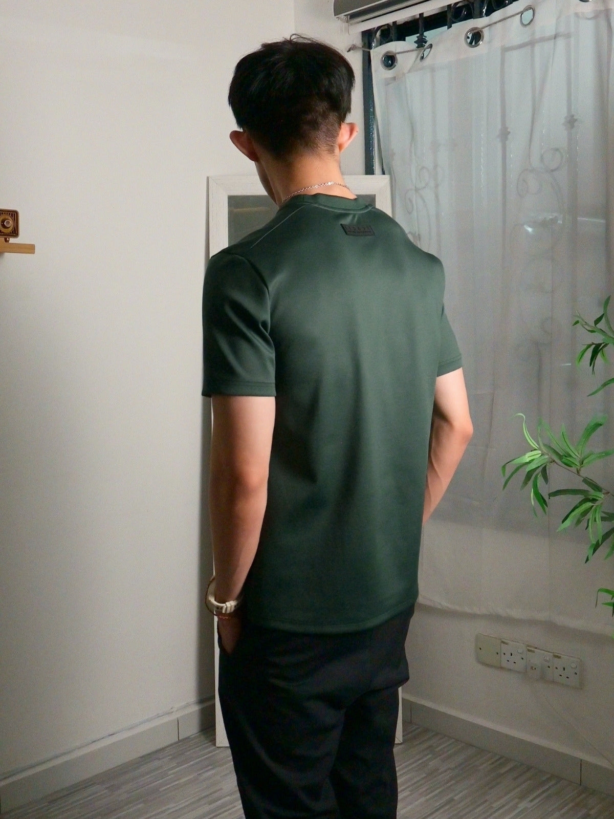 Nimbus Regular Core Tee | Dark Green