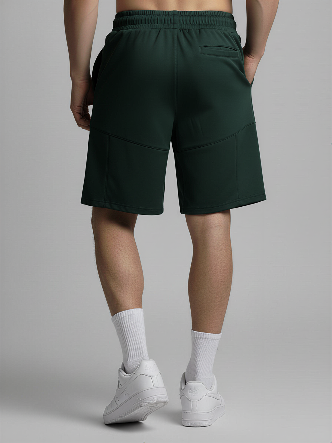 Nimbus Paneled 7" Shorts | Dark Green