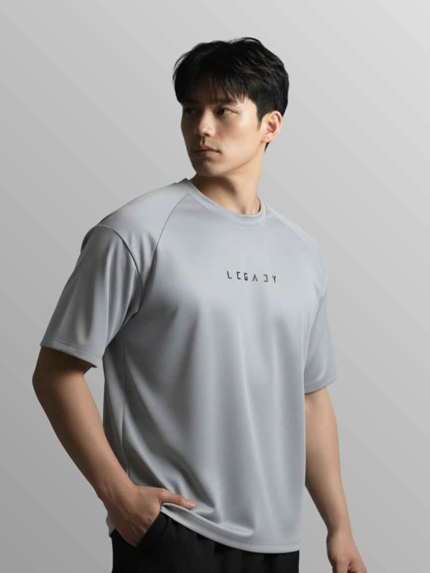 Nimbus Oversized Arc Tee | Cloud