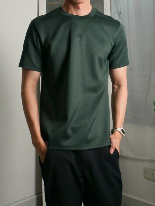 Nimbus Regular Core Tee | Dark Green