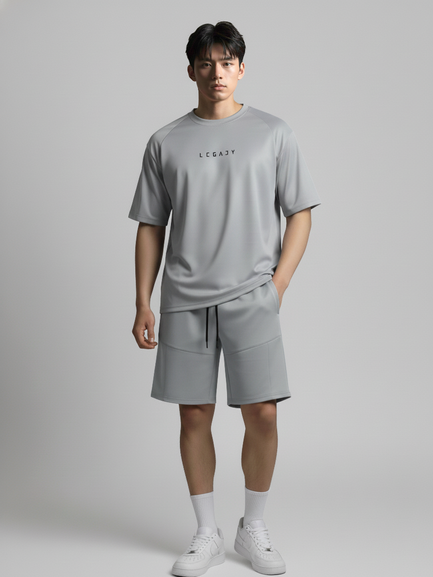 Nimbus Oversized Arc Tee | Cloud