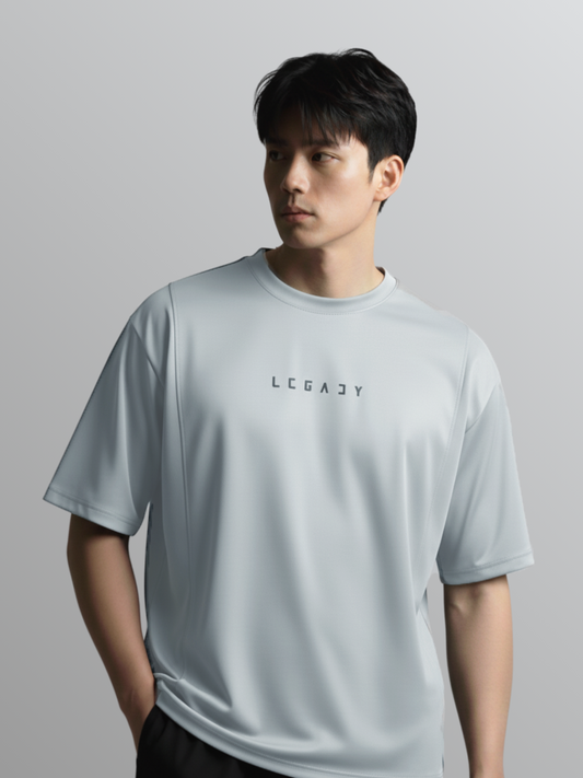 Nimbus Oversized Splice Tee | Cloud