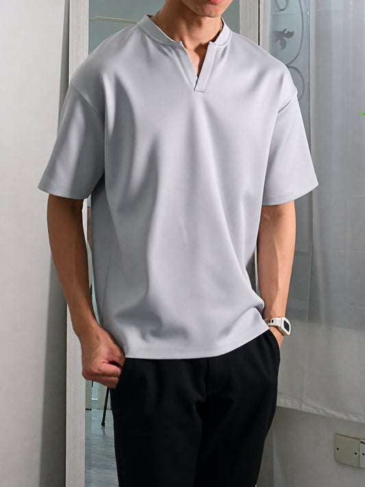 Nimbus Oversized V-Neck Shirt | Cloud