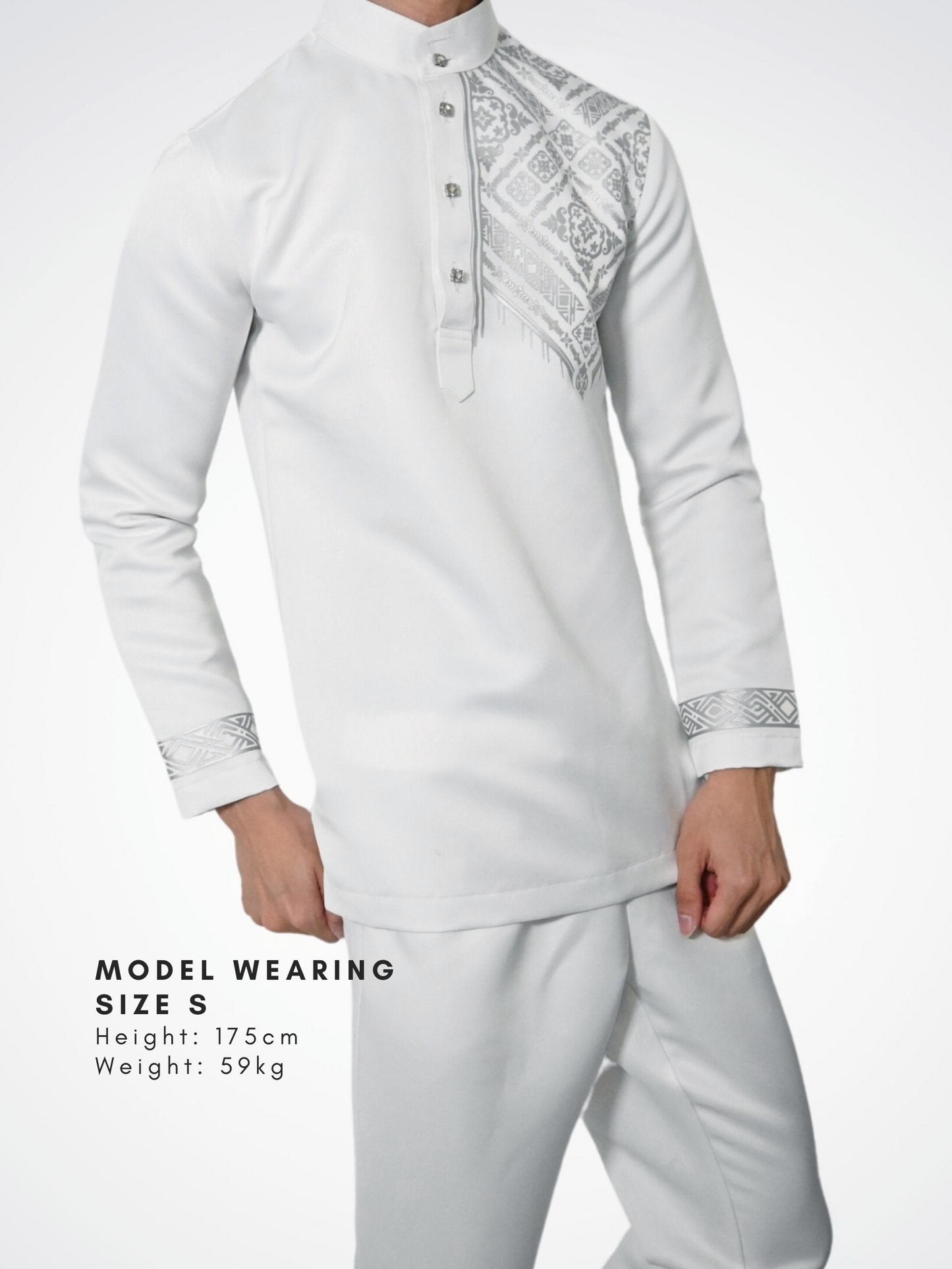 Baju Khalid | White