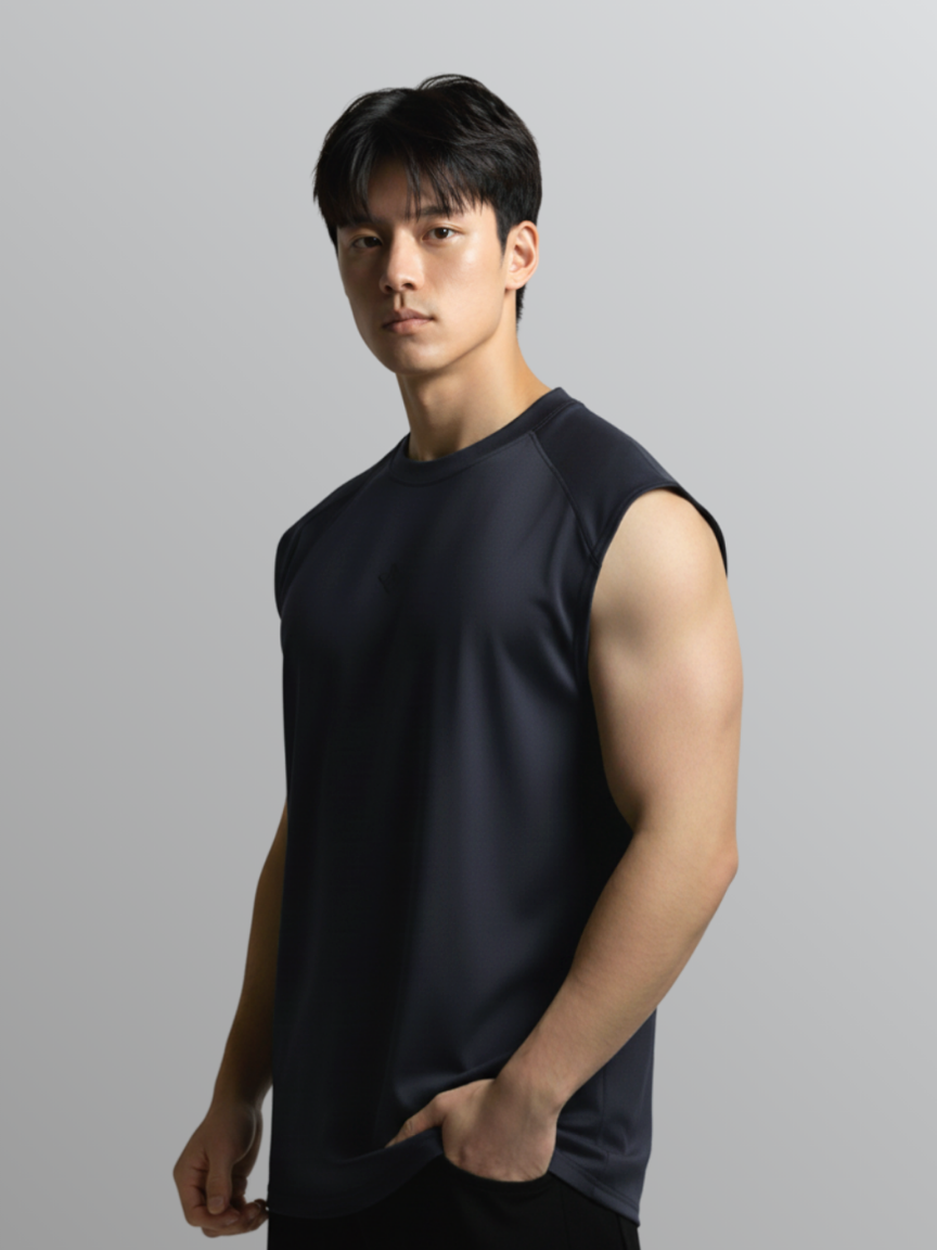 Nimbus Regular Arc Vest | Charcoal