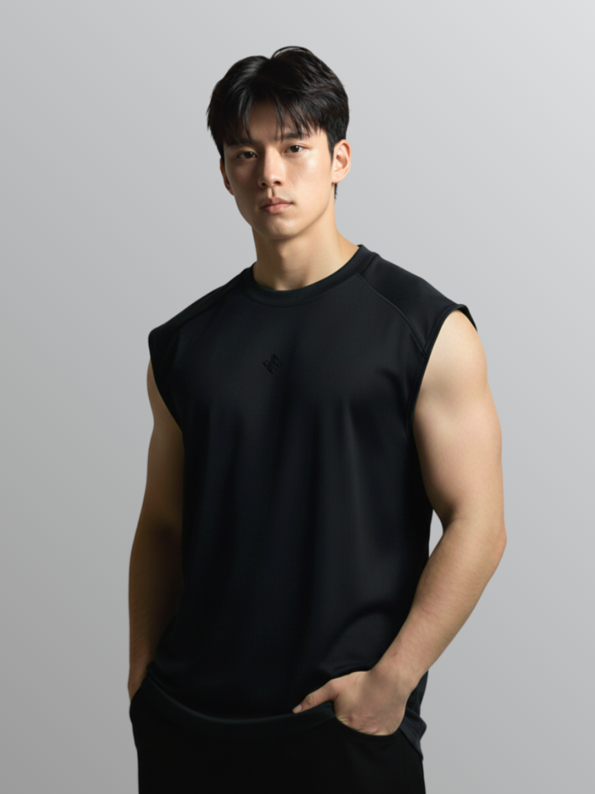 Nimbus Regular Arc Vest | Black