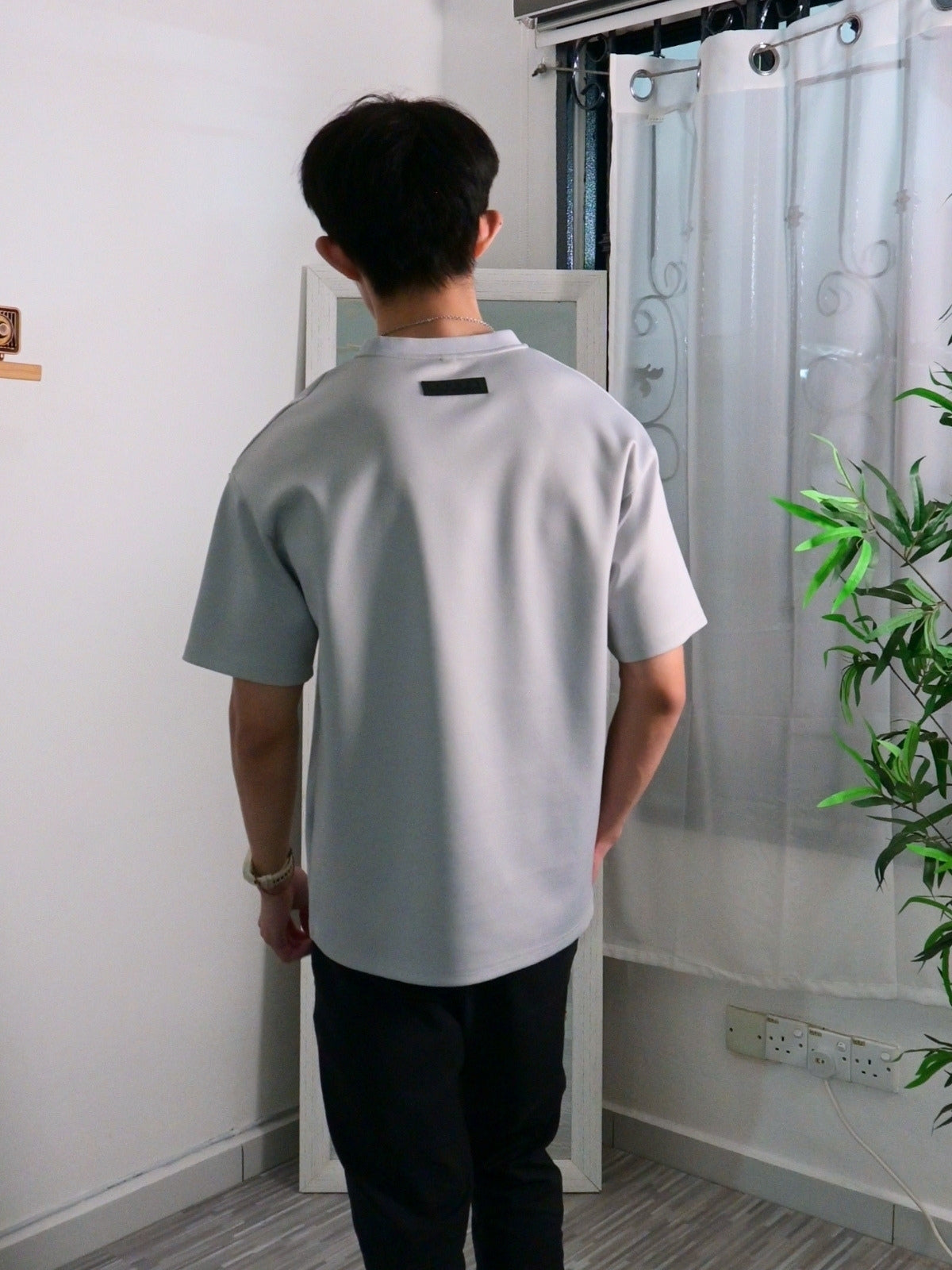 Nimbus Oversized V-Neck Shirt | Cloud