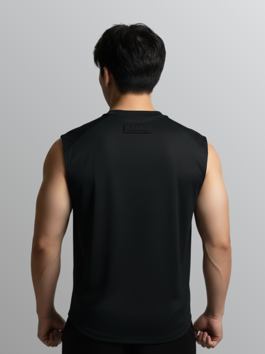 Nimbus Regular Arc Vest | Black