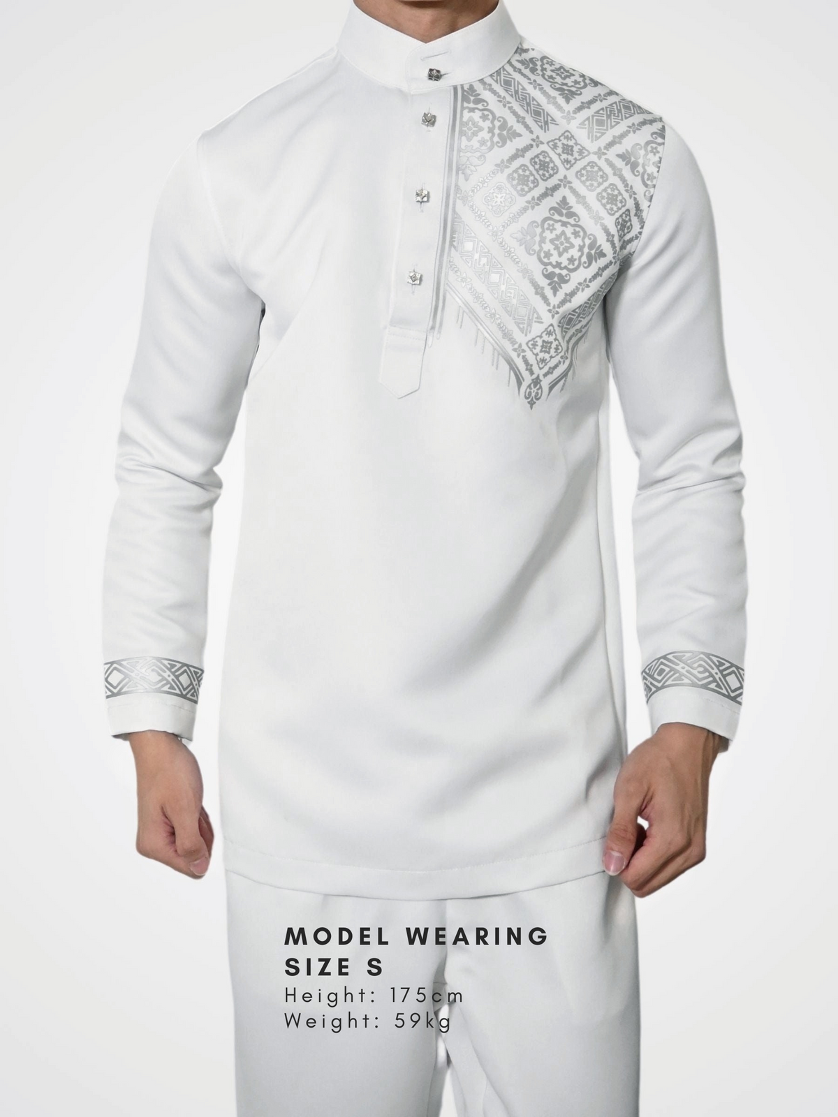 Baju Khalid | White
