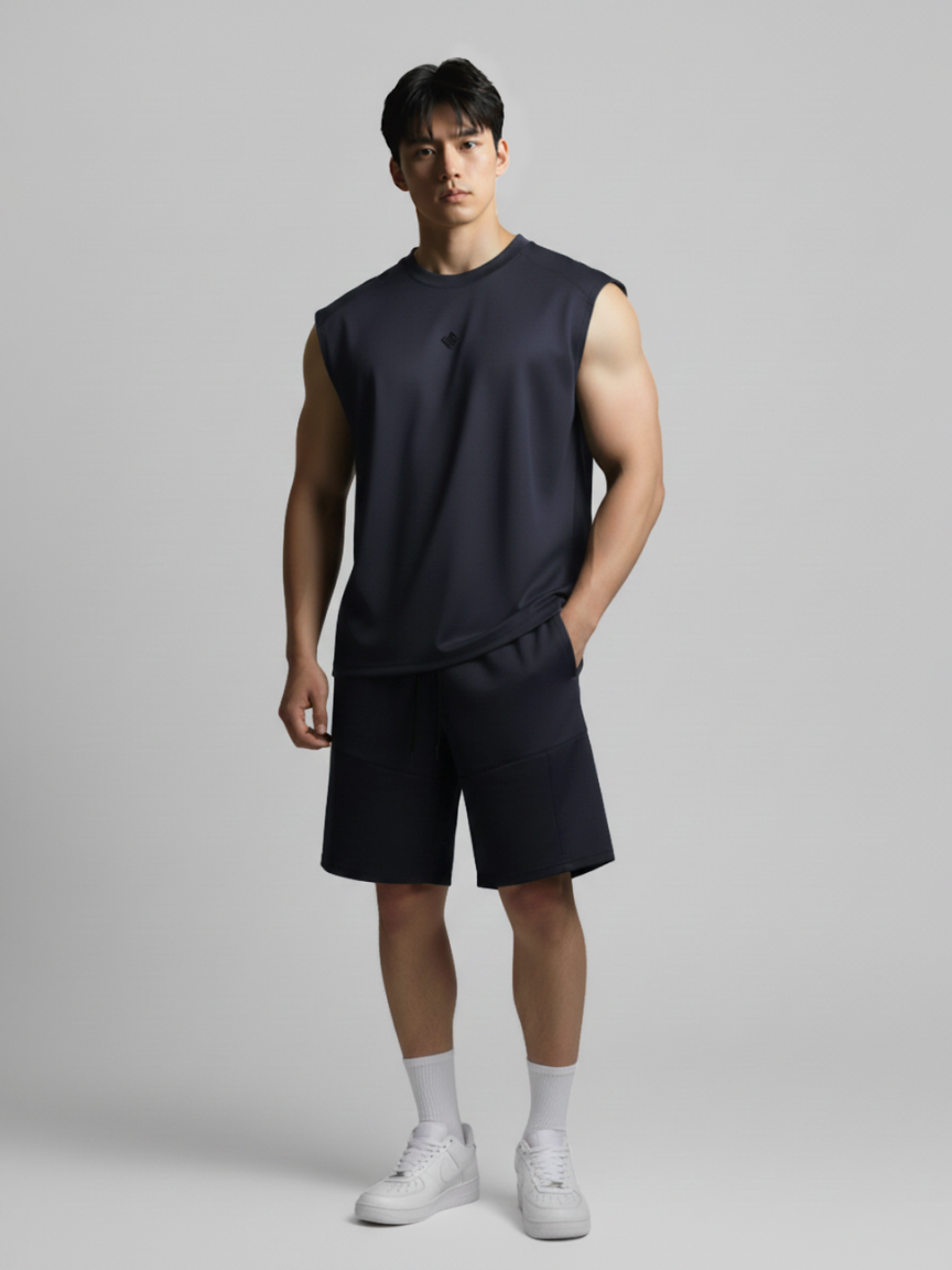 Nimbus Regular Arc Vest | Charcoal