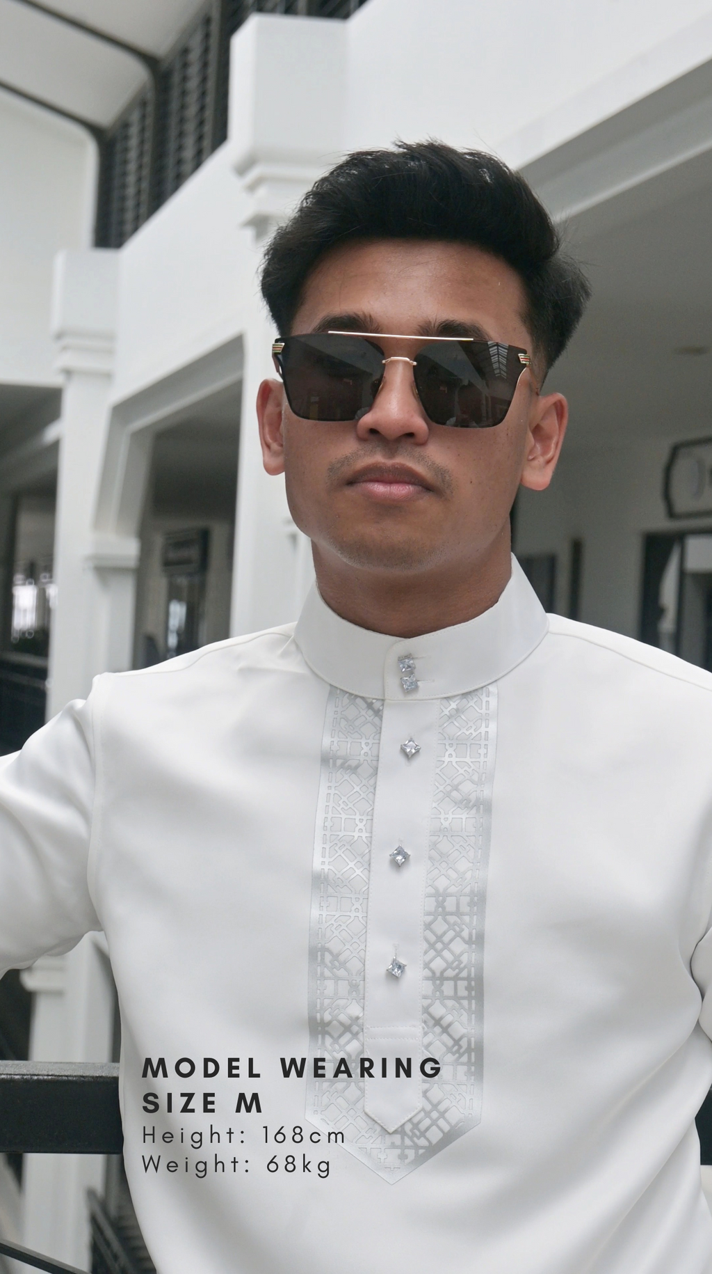 Baju Hasan | White