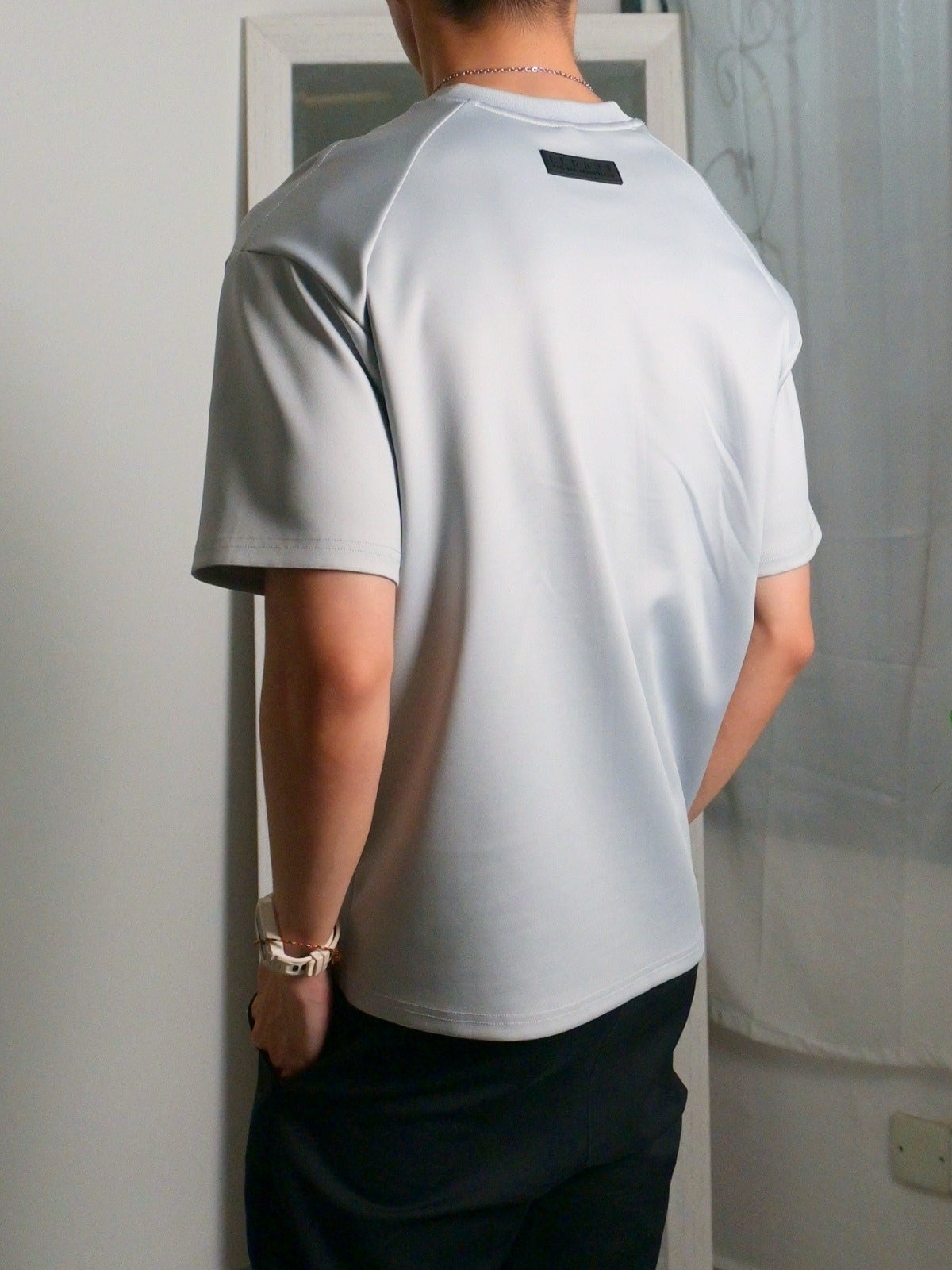 Nimbus Oversized Arc Tee | Cloud
