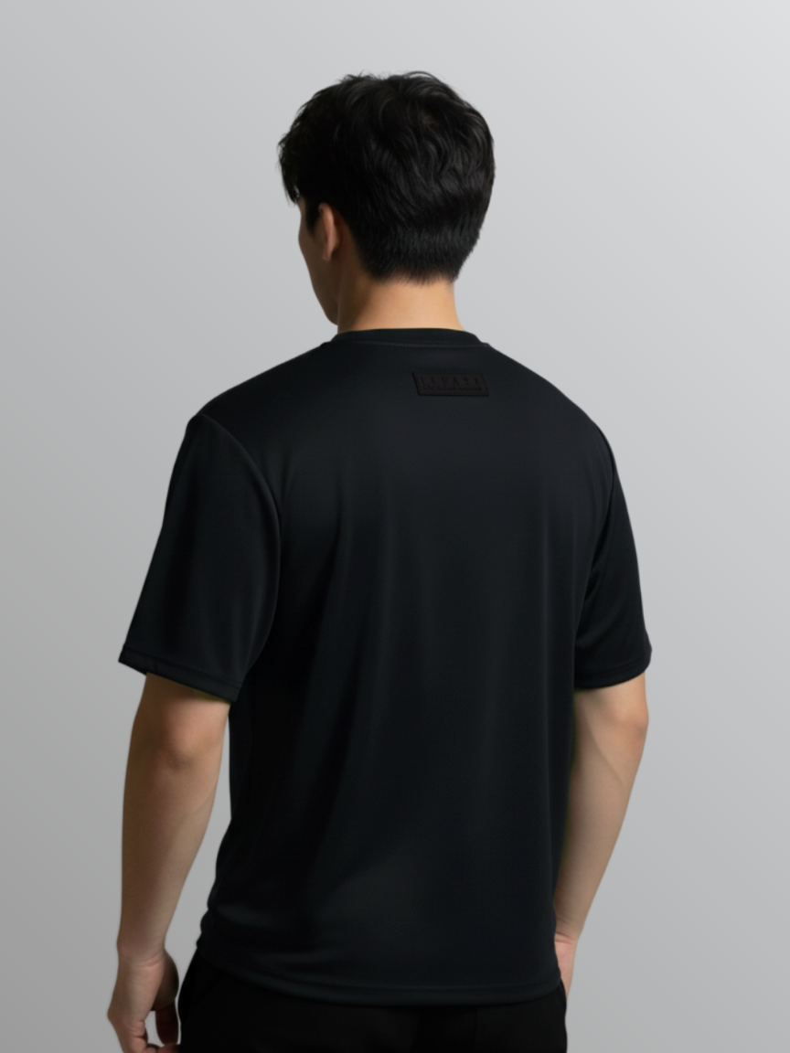 Nimbus Oversized V-Neck Shirt | Black