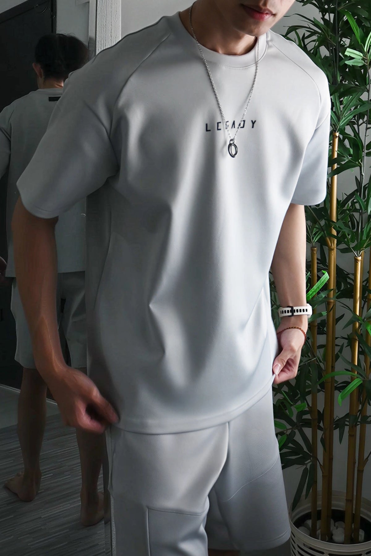 Nimbus Paneled 7" Shorts | Cloud