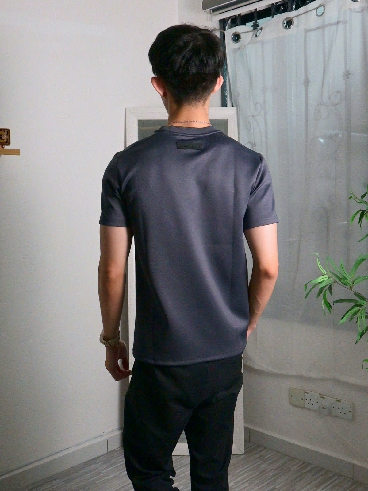 Nimbus Regular Core Tee | Charcoal