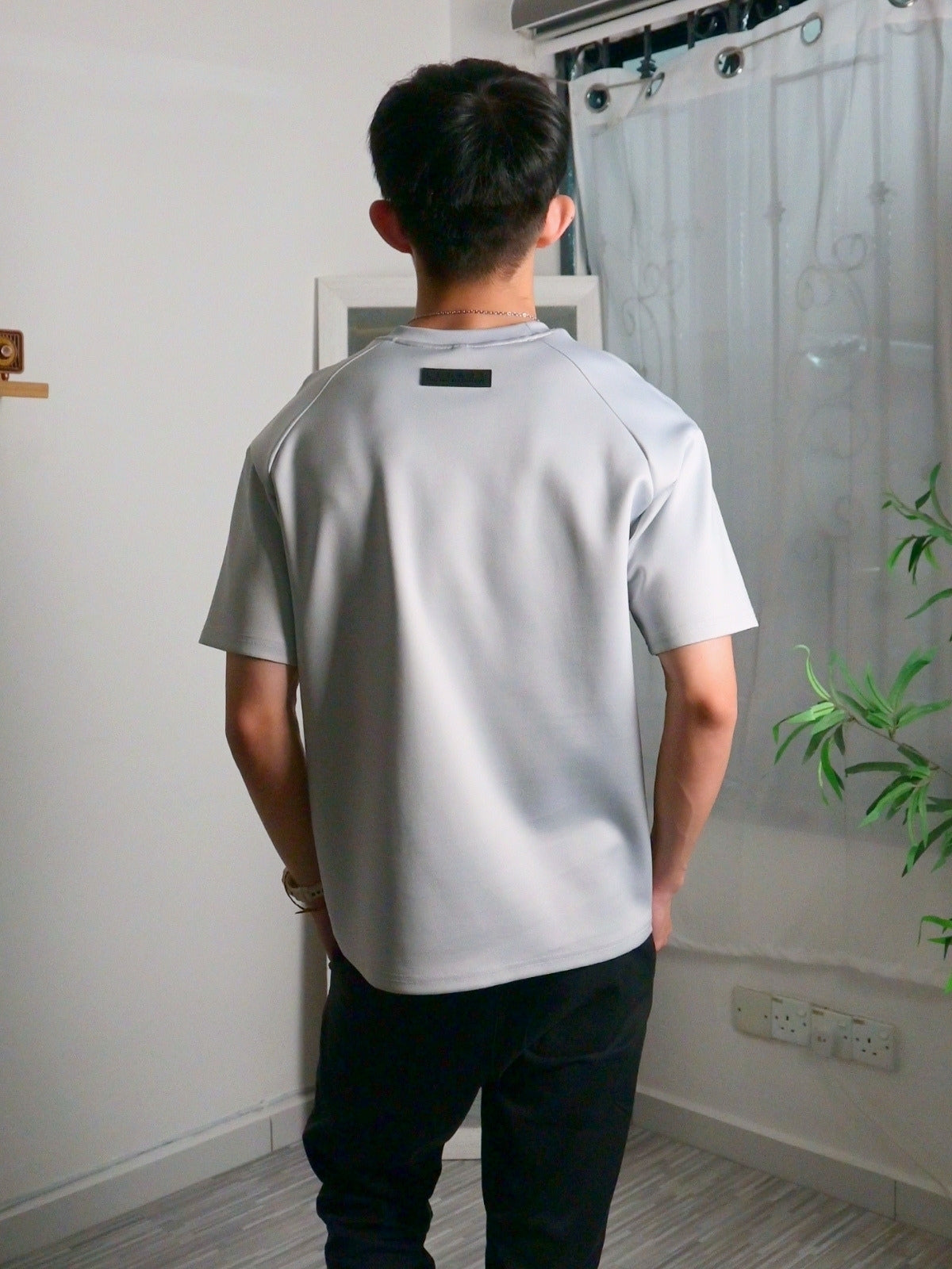 Nimbus Oversized Arc Tee | Cloud