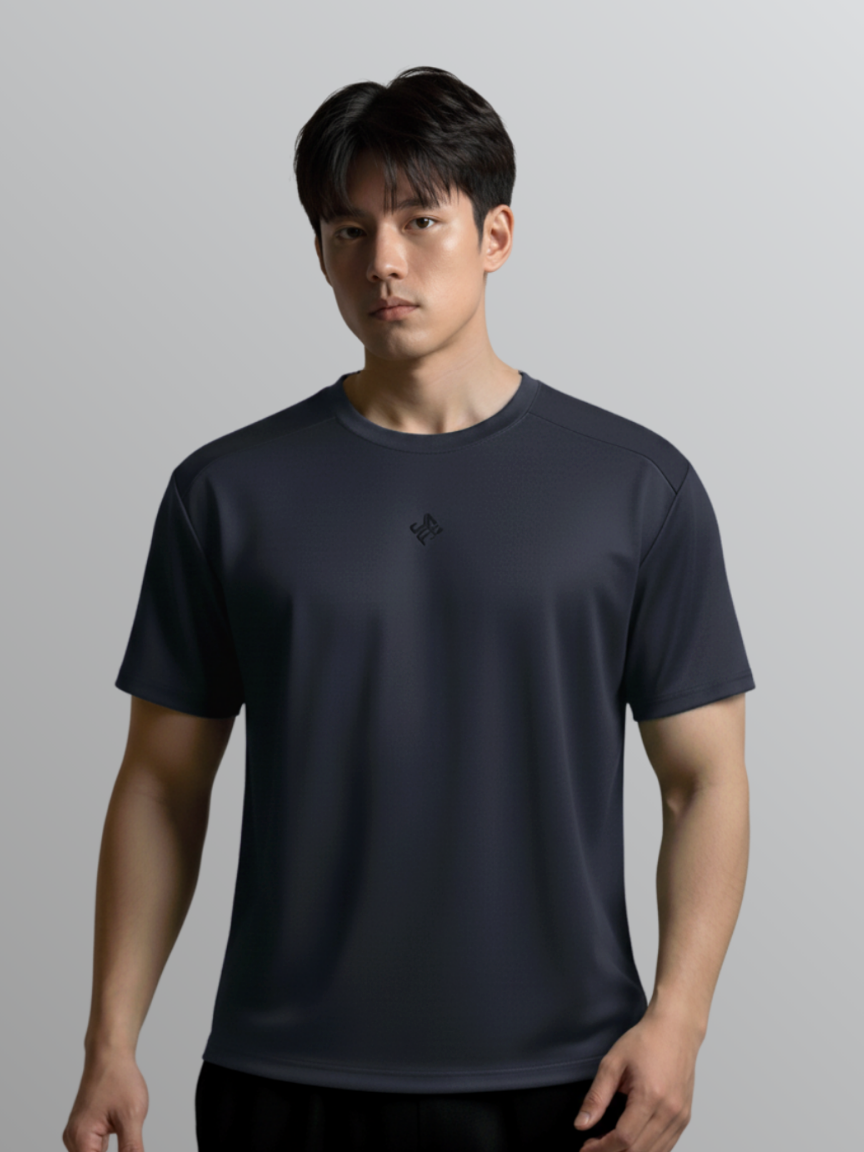 Nimbus Regular Core Tee | Charcoal