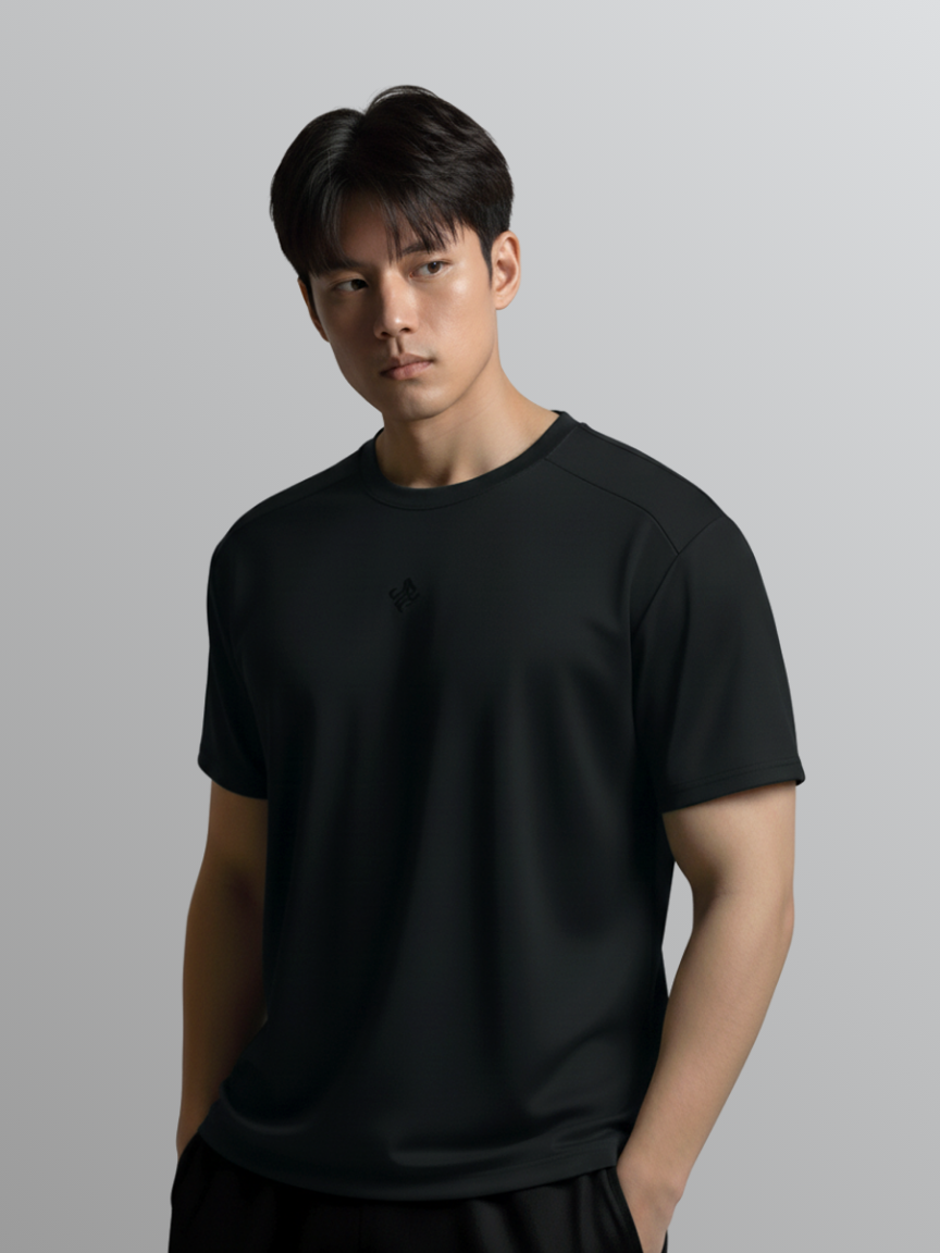 Nimbus Regular Core Tee | Black