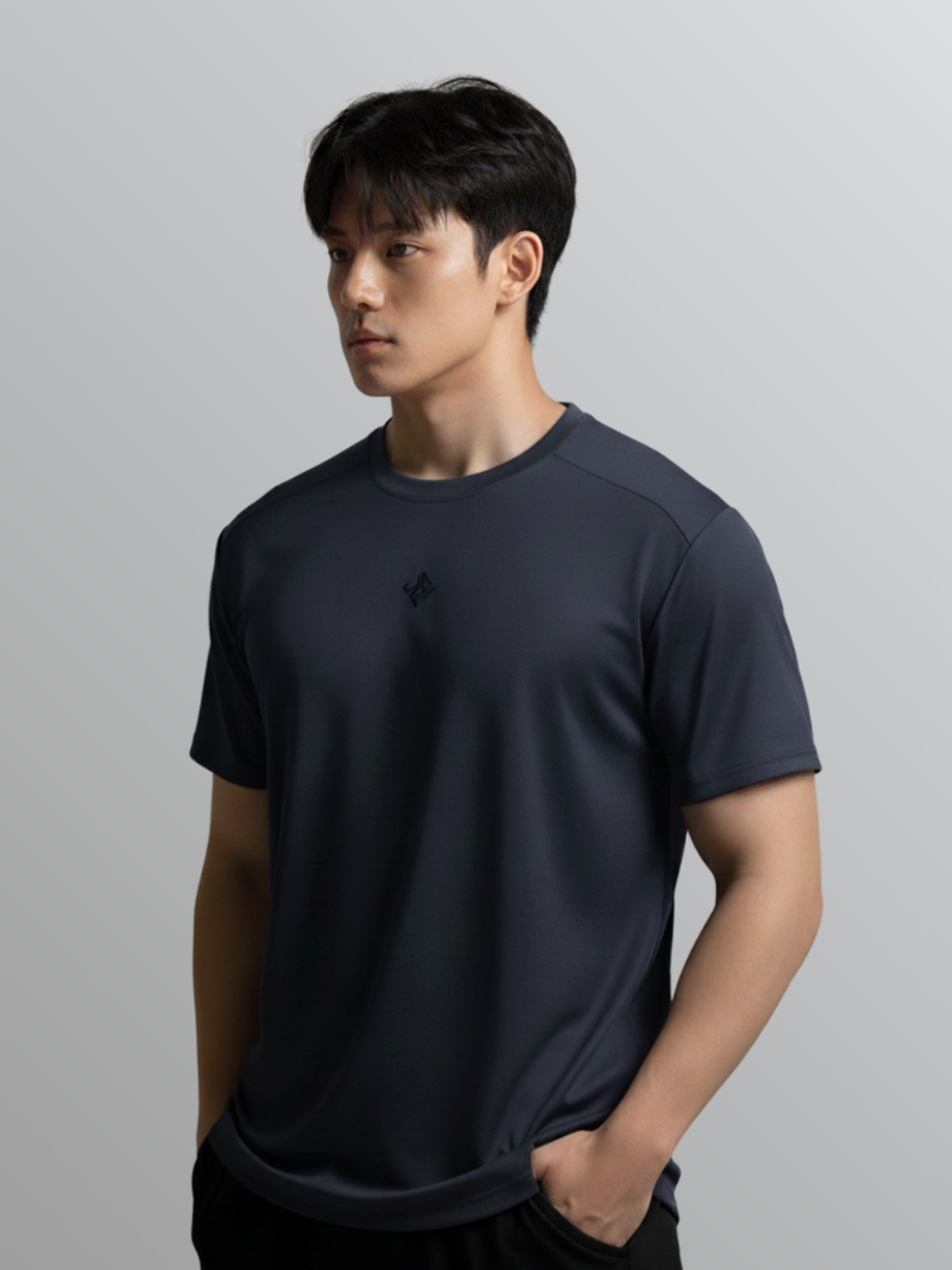 Nimbus Regular Core Tee | Charcoal
