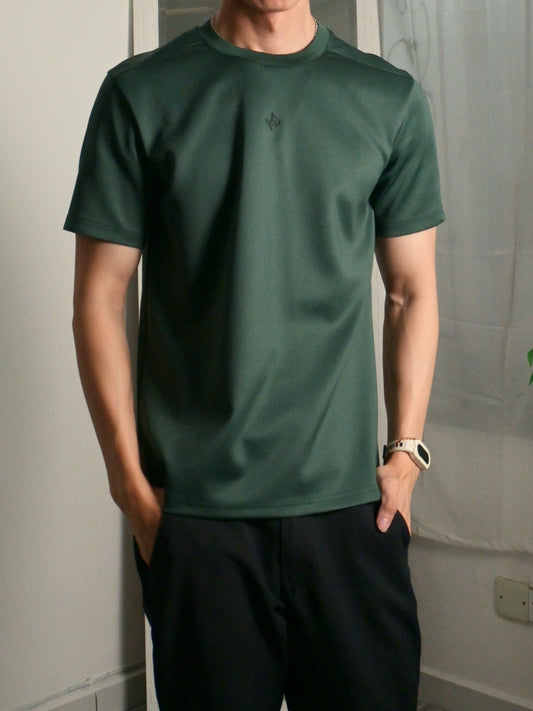 Nimbus Regular Core Tee | Dark Green