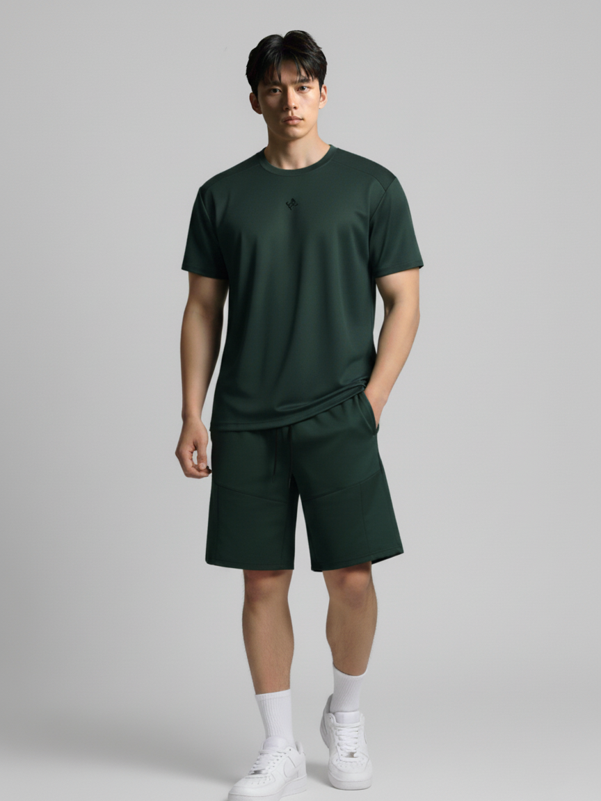 Nimbus Regular Core Tee | Dark Green