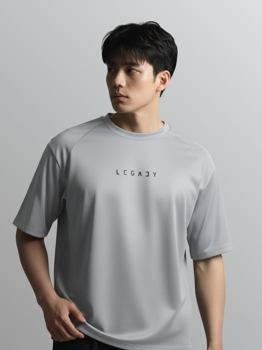 Nimbus Oversized Arc Tee | Cloud