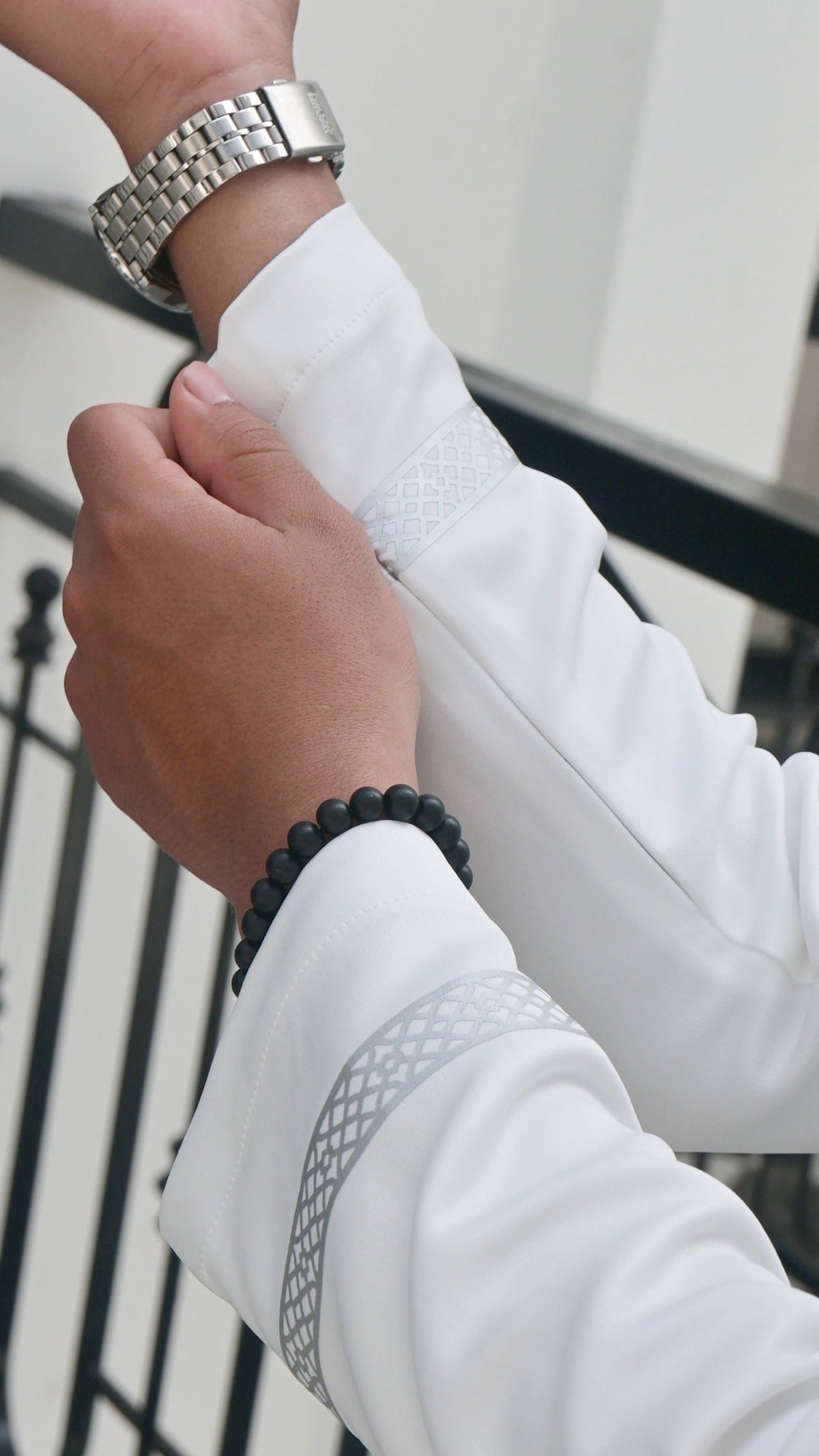 Baju Hasan | White
