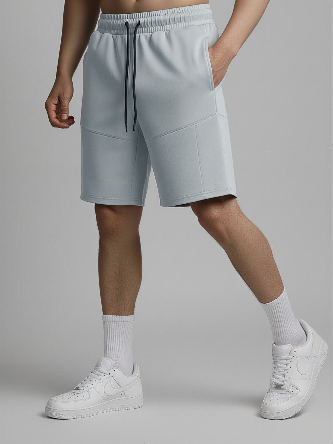 Nimbus Paneled 7" Shorts | Cloud