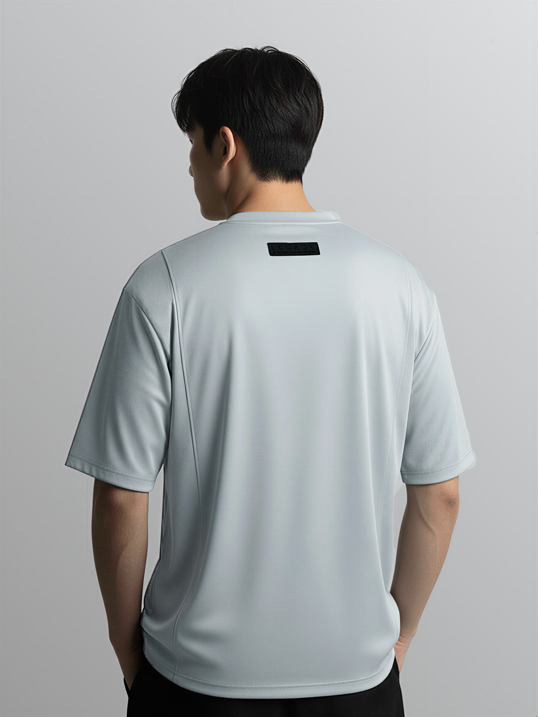 Nimbus Oversized Splice Tee | Cloud