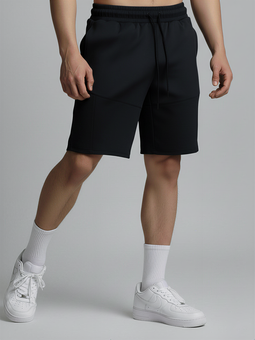 Nimbus Paneled 7" Shorts | Black
