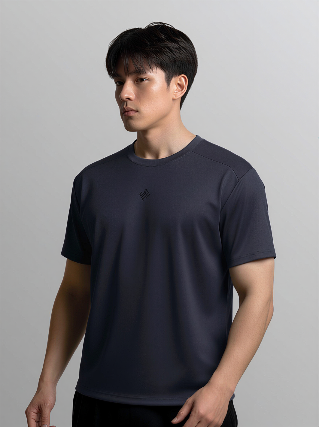 Nimbus Regular Core Tee | Charcoal