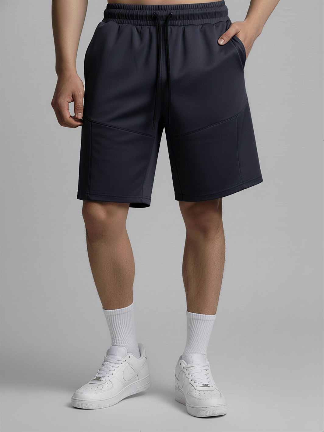 Nimbus Paneled 7" Shorts | Charcoal