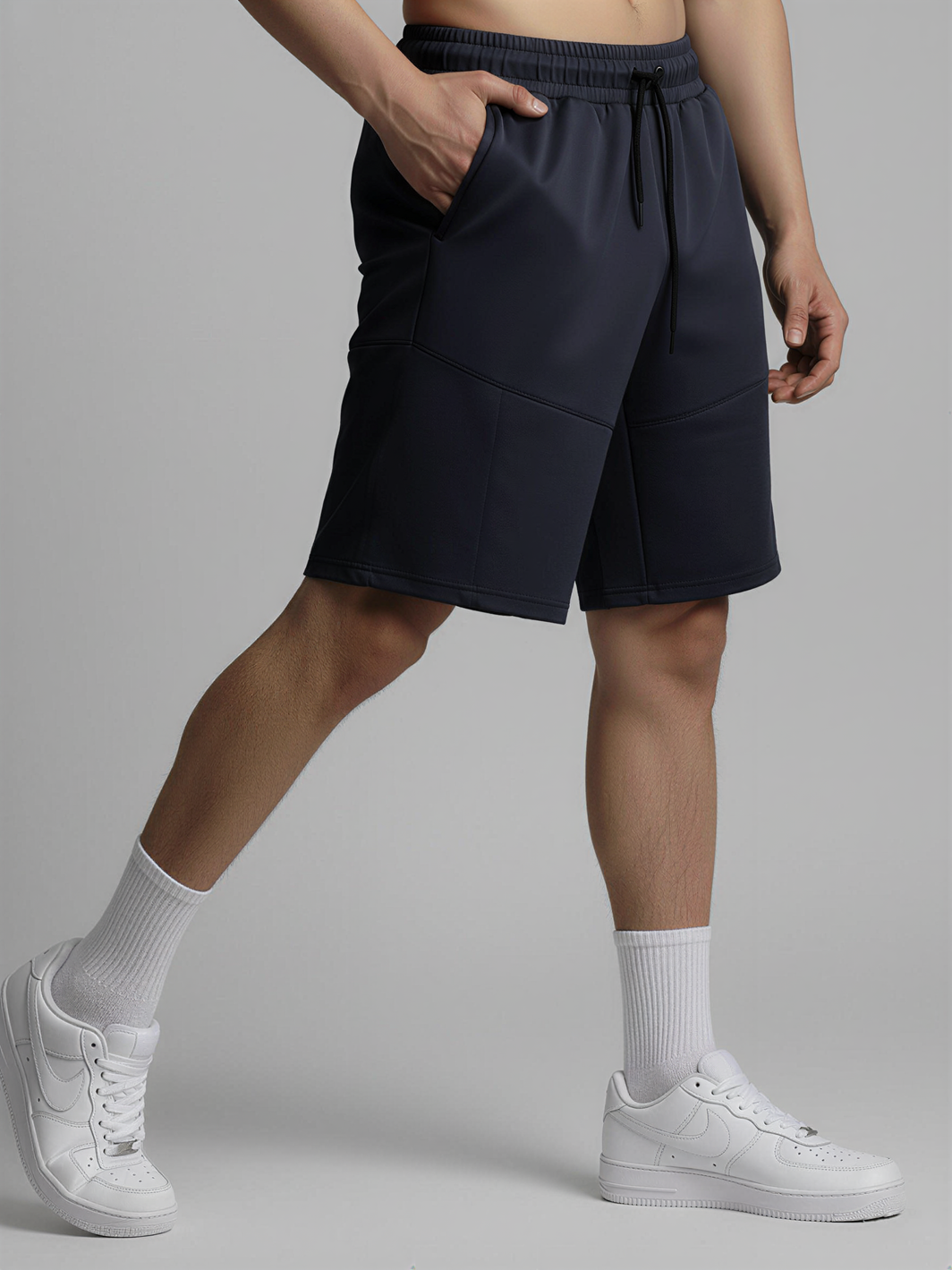 Nimbus Paneled 7" Shorts | Charcoal