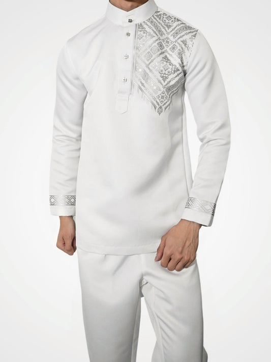 Baju Khalid | White